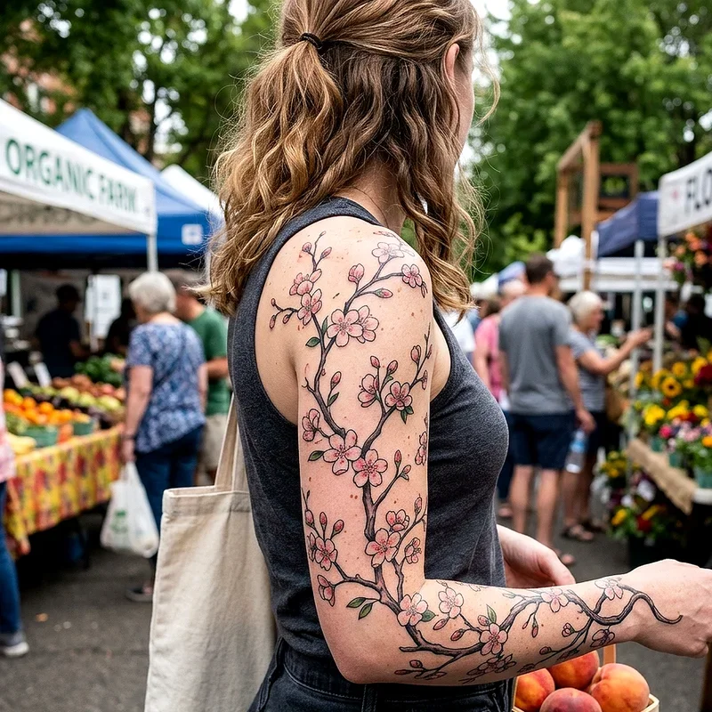 Girly Sleeve Tattoo Ideas