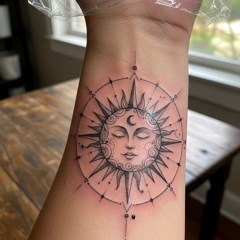 15 Sun Tattoo Ideas to Illuminate Your Next Design