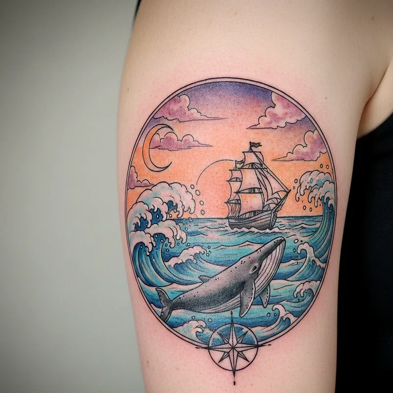 15 Ocean Tattoo Ideas to Inspire Your Next Coastal Ink