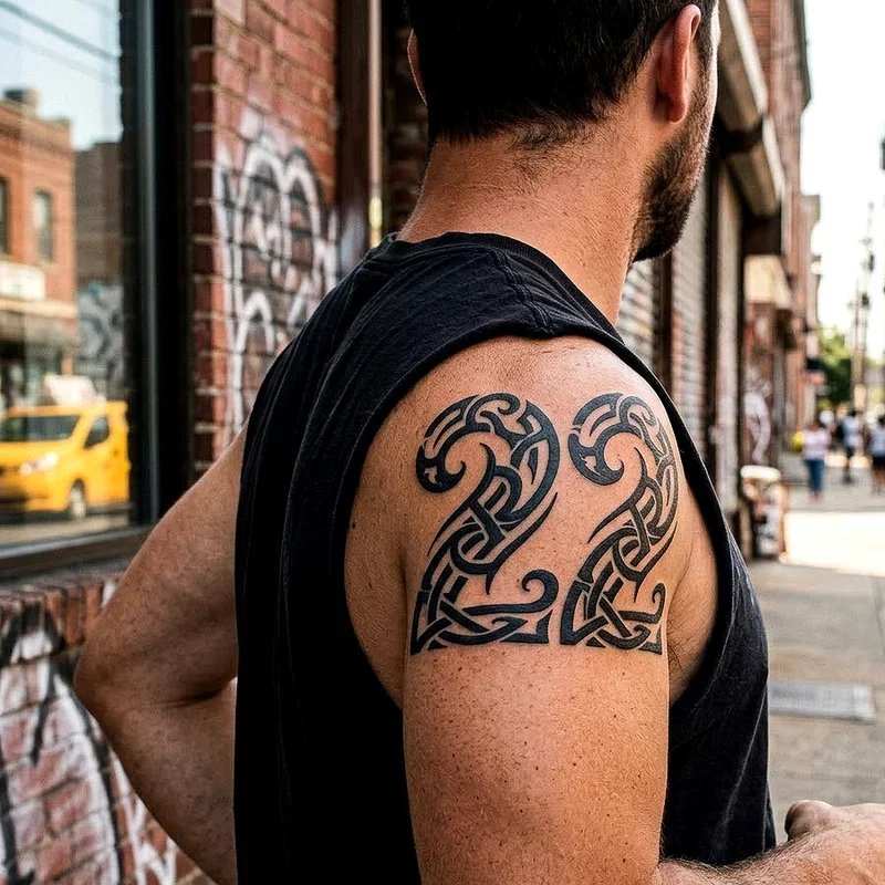 Number 22 Tattoo Ideas