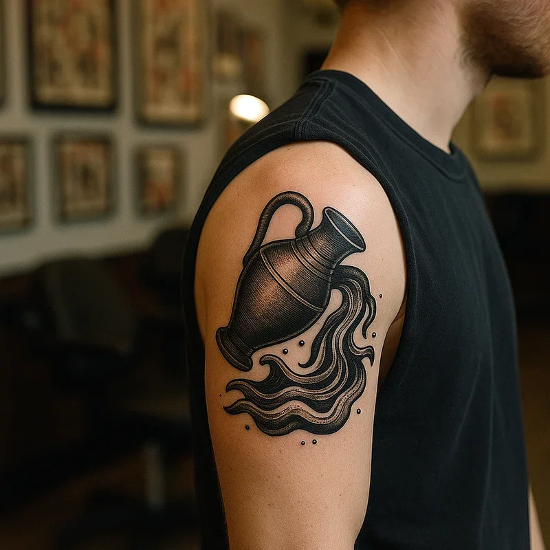 15 Aquarius Tattoo Ideas That Celebrate Your Sign