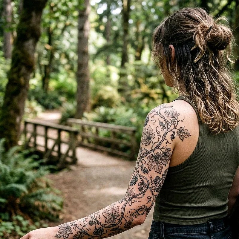 Girly Sleeve Tattoo Ideas