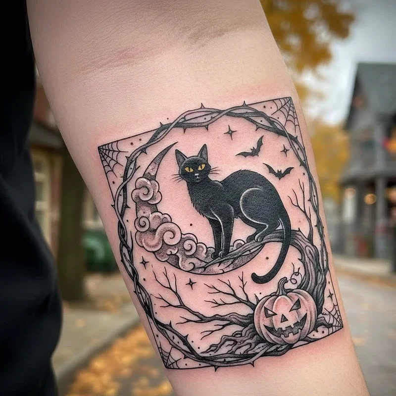 Flash Halloween Tattoo Ideas