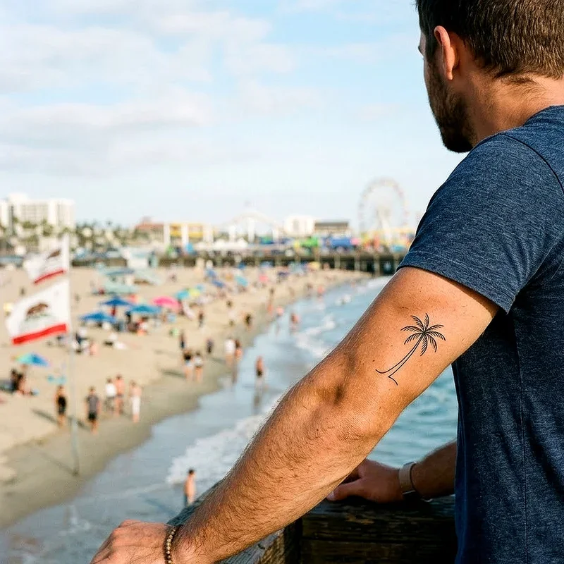 Palm Tree Tattoo Ideas for Guys