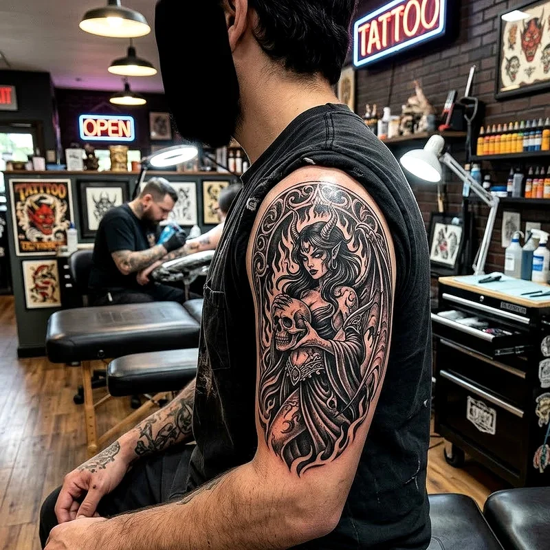 Demon Girl Tattoo Ideas