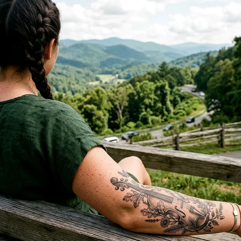 Violin Tattoo Ideas