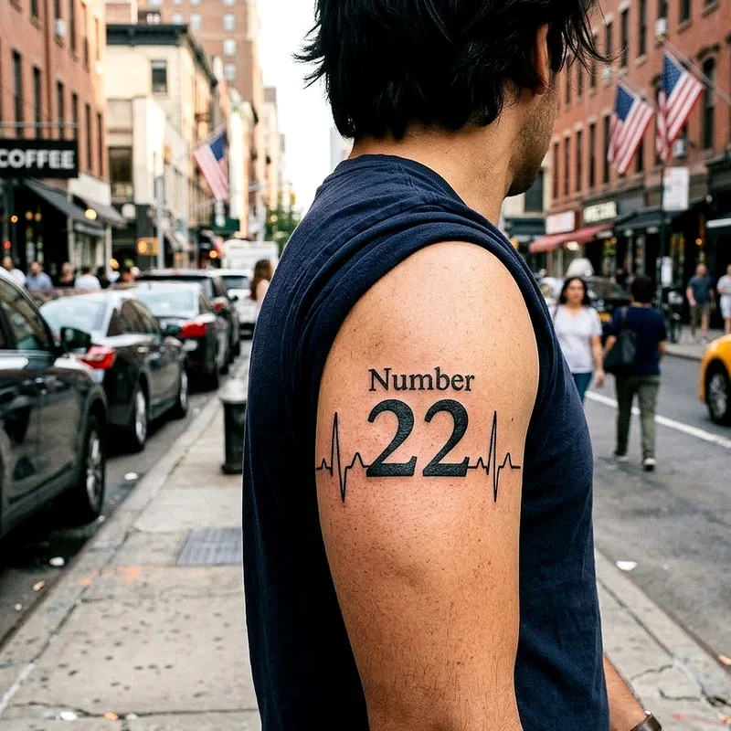 Number 22 Tattoo Ideas