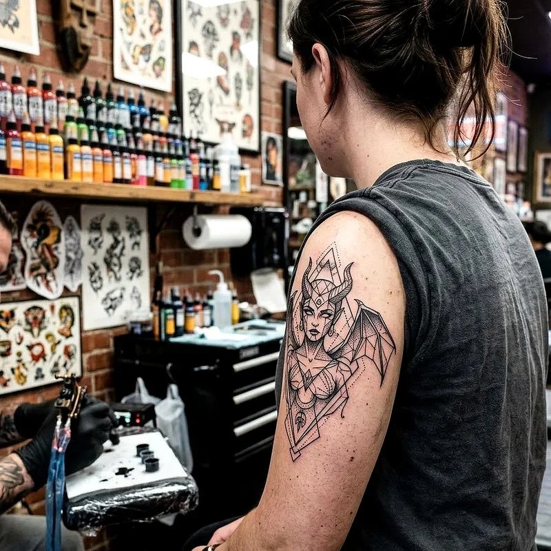 Demon Girl Tattoo Ideas
