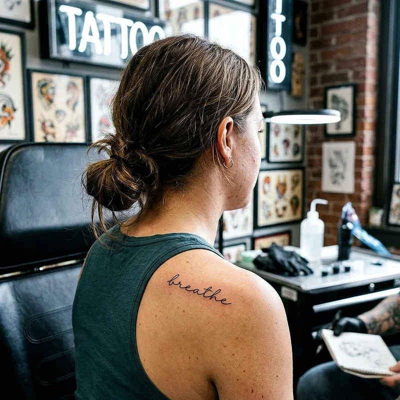 Girl Shoulder Tattoo Ideas
