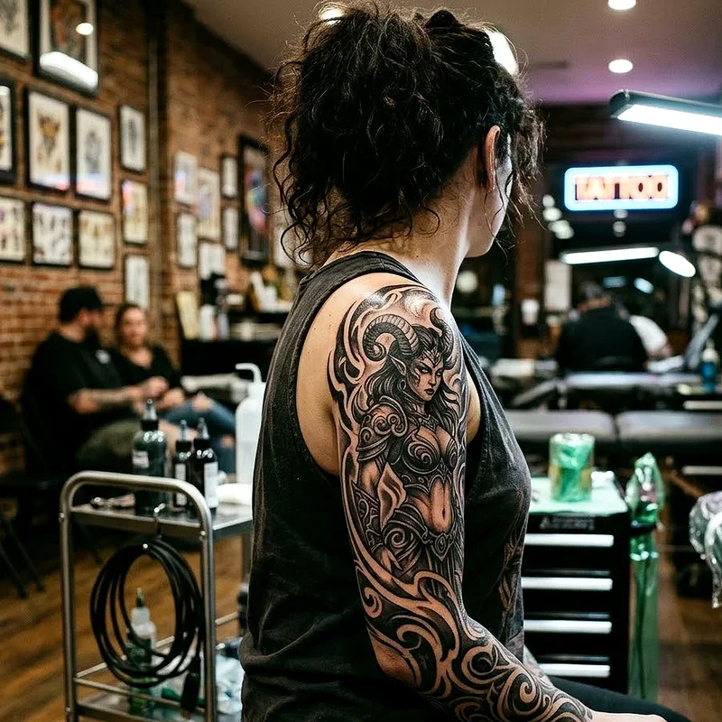 Demon Girl Tattoo Ideas