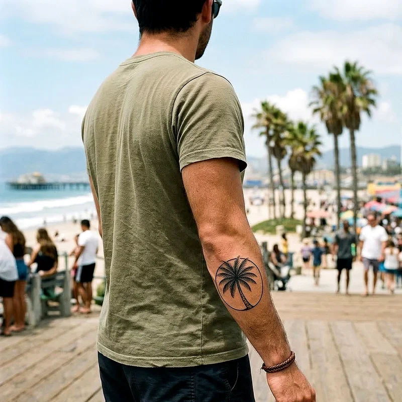 Palm Tree Tattoo Ideas for Guys