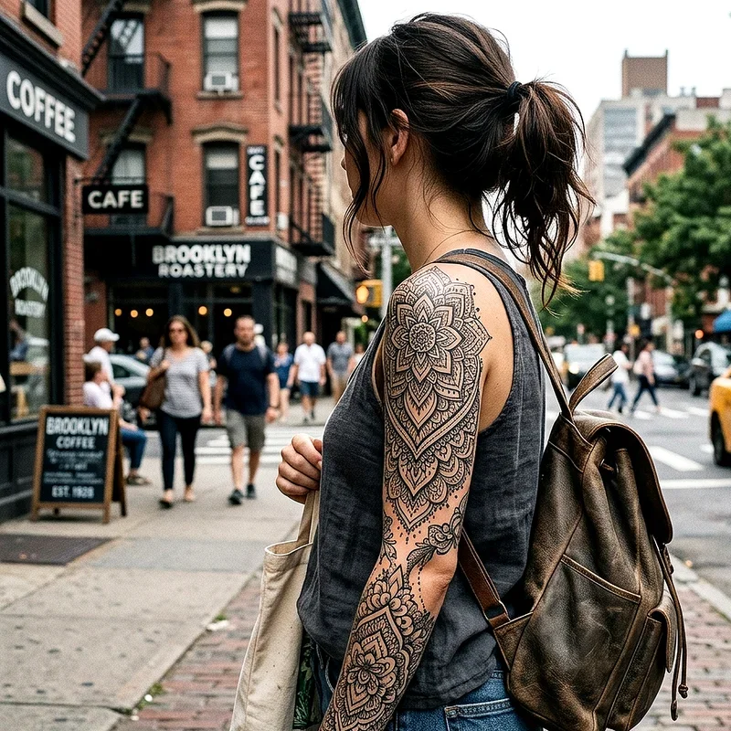 Girly Sleeve Tattoo Ideas