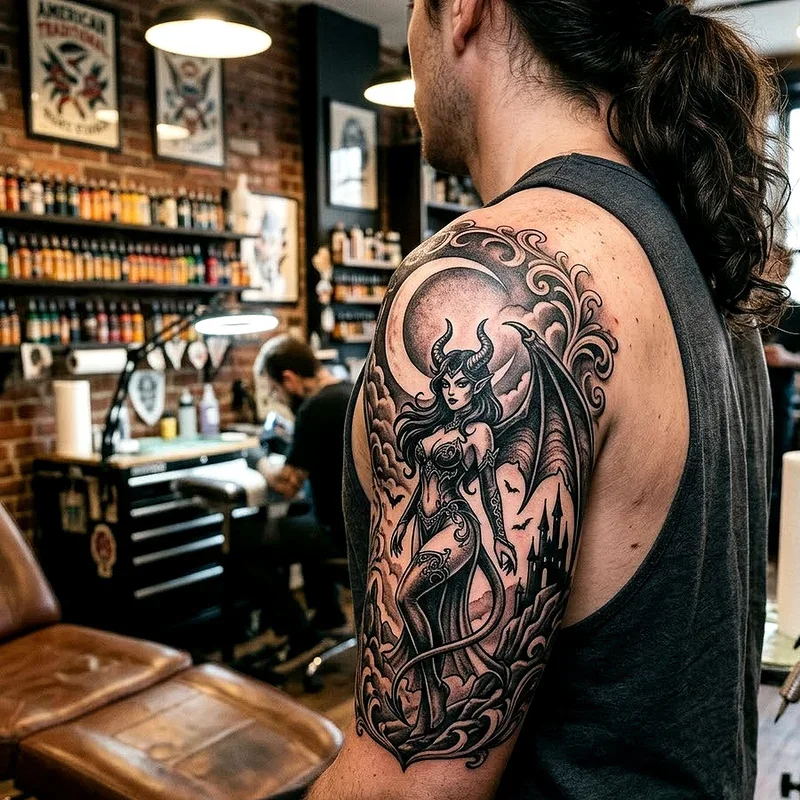 Demon Girl Tattoo Ideas