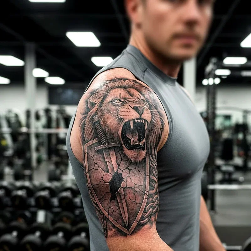 15 Strength Tattoo Ideas for Men That Symbolize Power