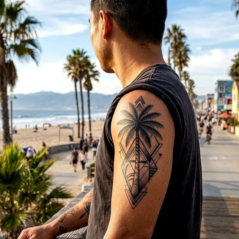 Palm Tree Tattoo Ideas for Guys