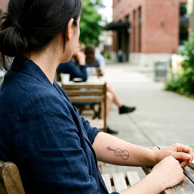 Violin Tattoo Ideas