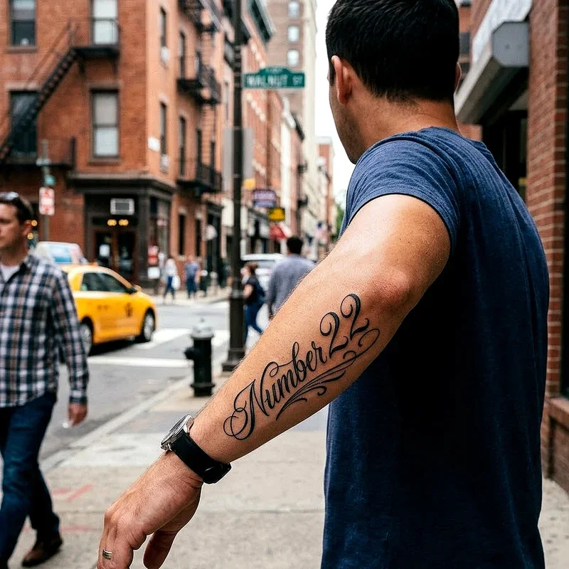 Number 22 Tattoo Ideas