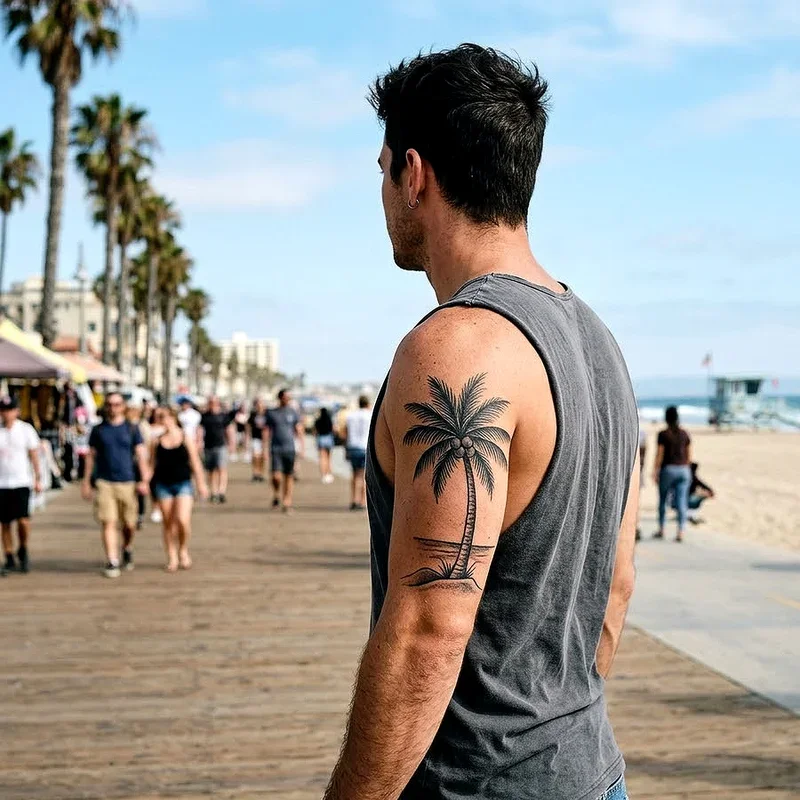 15 Palm Tree Tattoo Ideas for Guys to Inspire Your Style