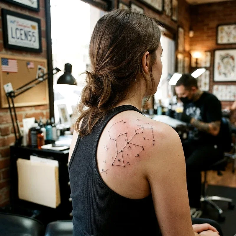 Girl Shoulder Tattoo Ideas