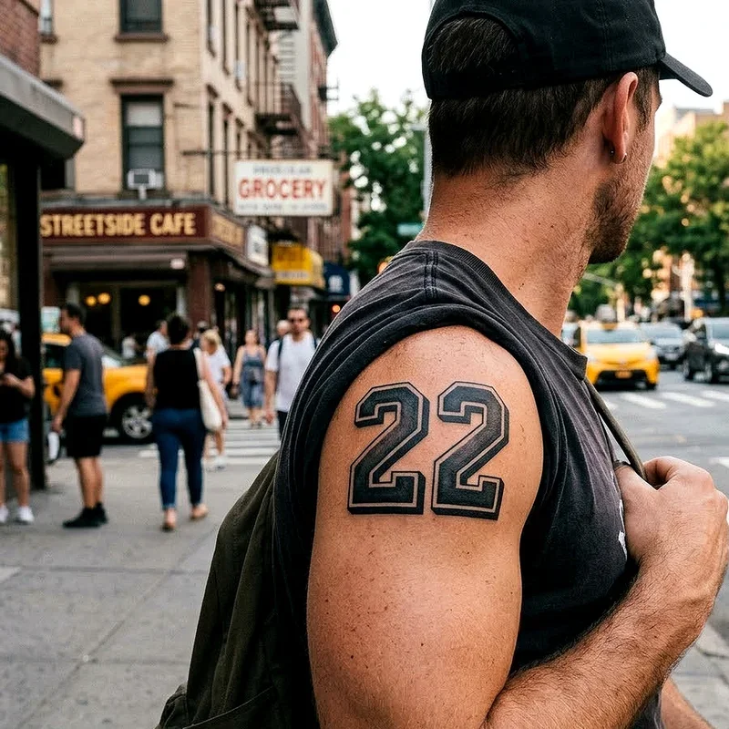 Number 22 Tattoo Ideas