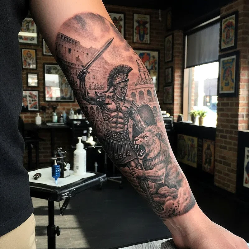 Strength Tattoo Ideas for Men