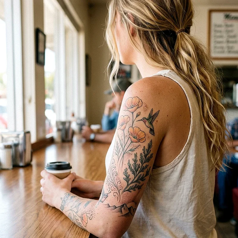 15 Girly Sleeve Tattoo Ideas for a Stylish Look