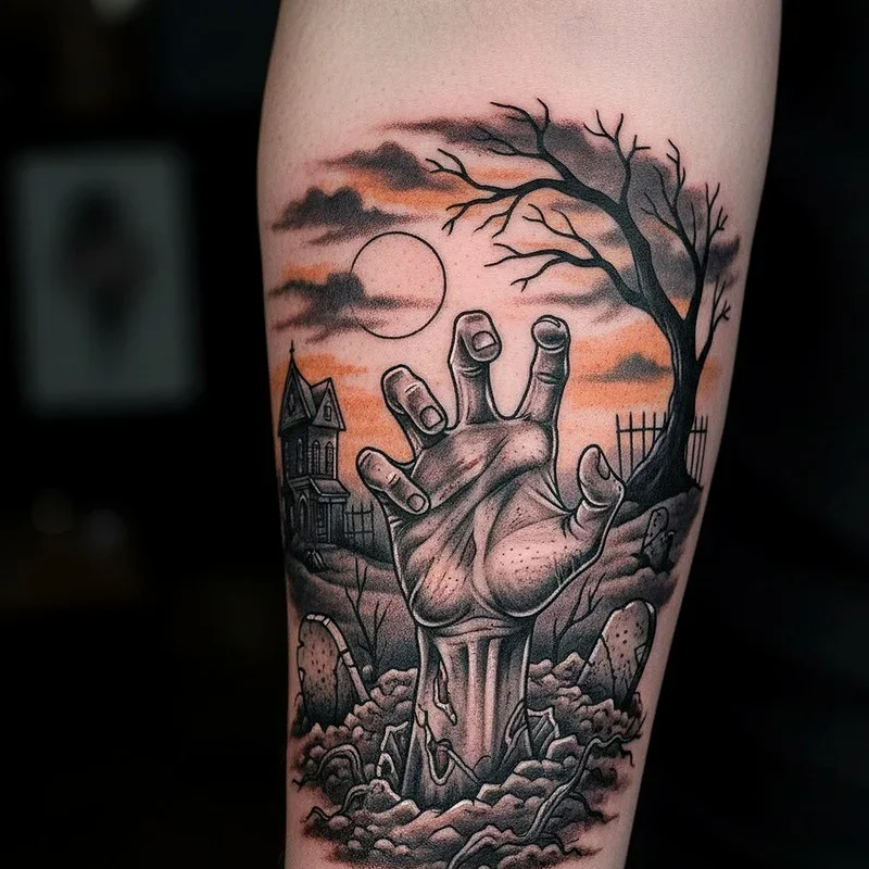 Flash Halloween Tattoo Ideas