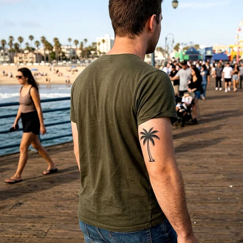 Palm Tree Tattoo Ideas for Guys
