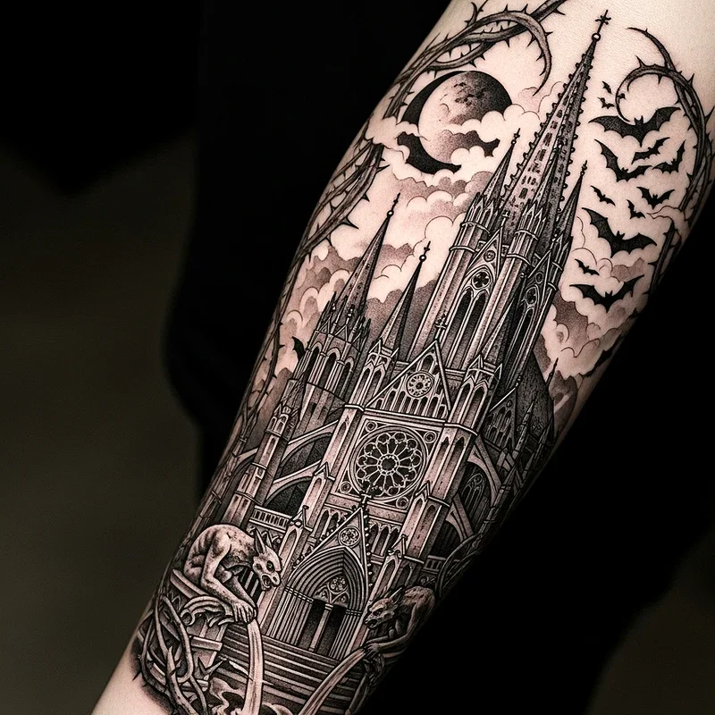 15 Gothic Tattoo Ideas with Dark and Mysterious Designs
