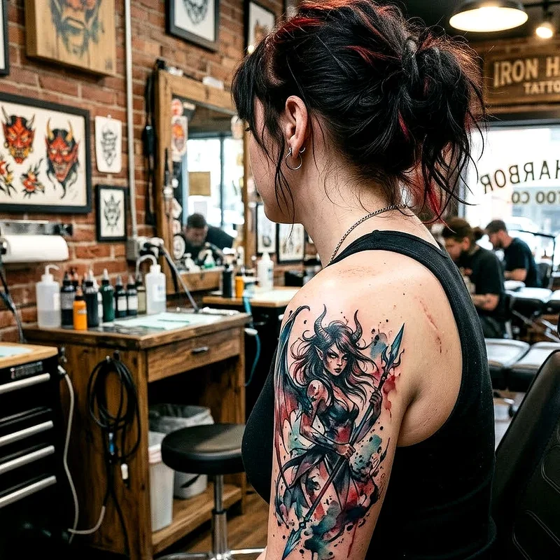 Demon Girl Tattoo Ideas
