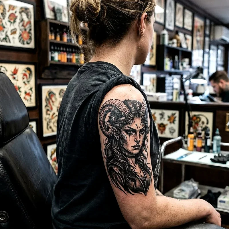 Demon Girl Tattoo Ideas