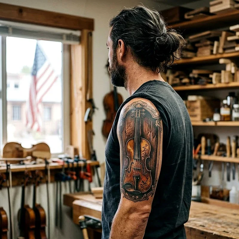 Violin Tattoo Ideas
