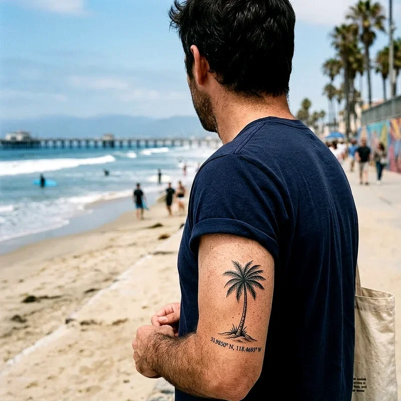 Palm Tree Tattoo Ideas for Guys