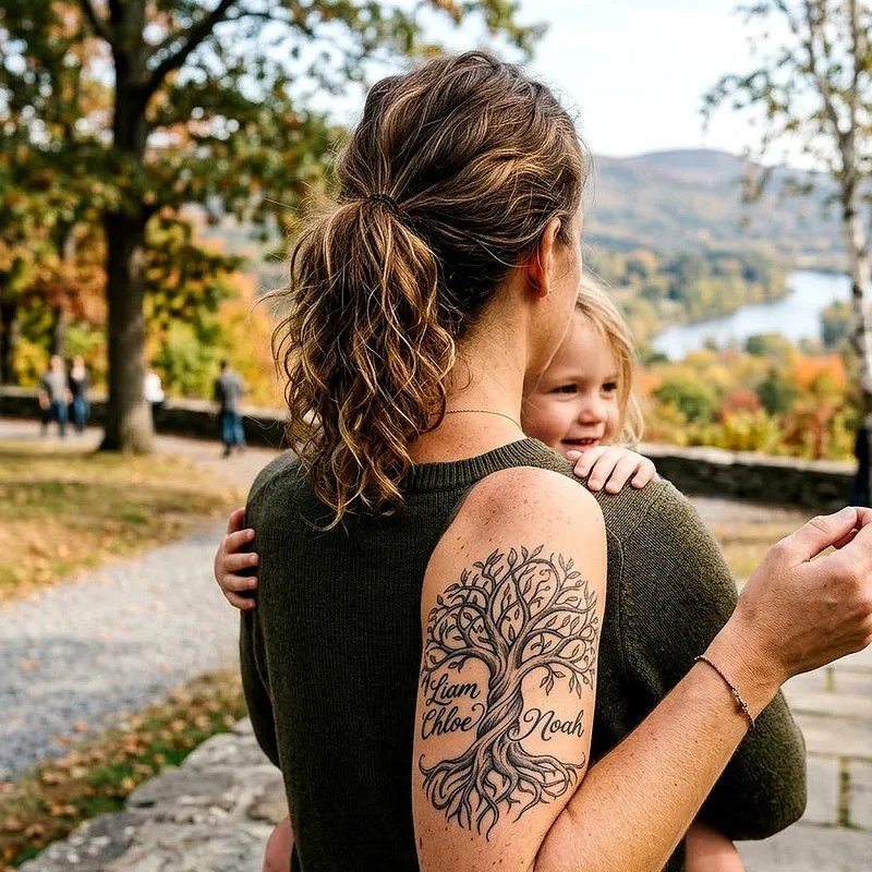 Tattoo Ideas for Women with Kids Names