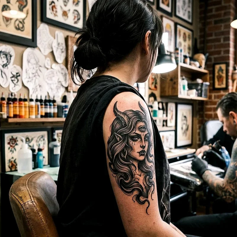 Demon Girl Tattoo Ideas