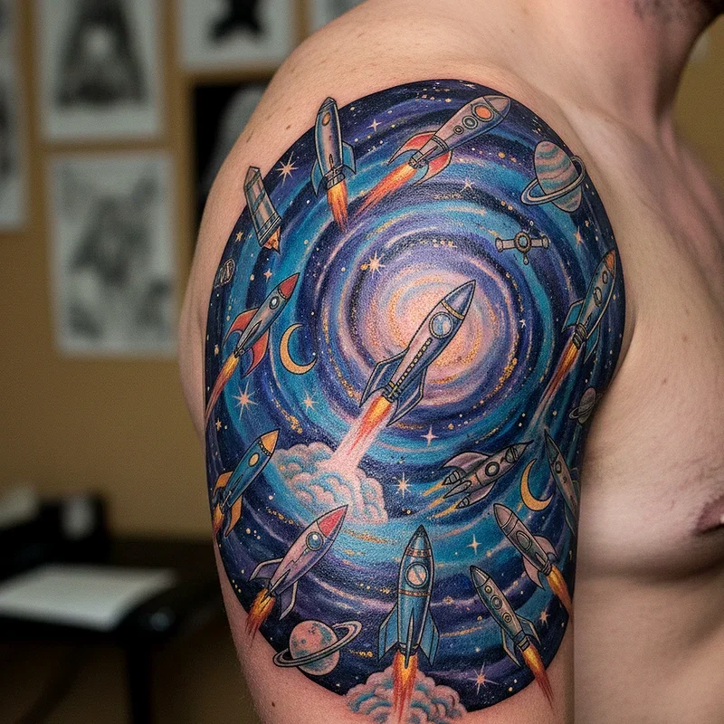 Space Tattoo Ideas