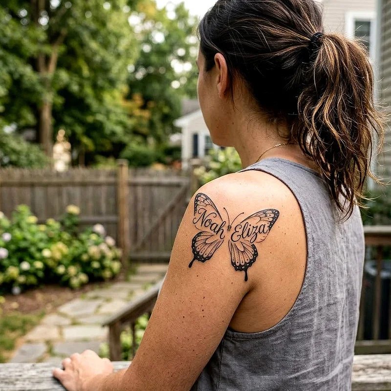 Tattoo Ideas for Women with Kids Names
