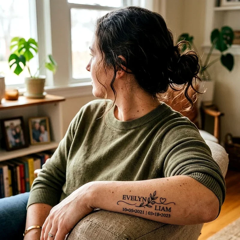 Tattoo Ideas for Women with Kids Names