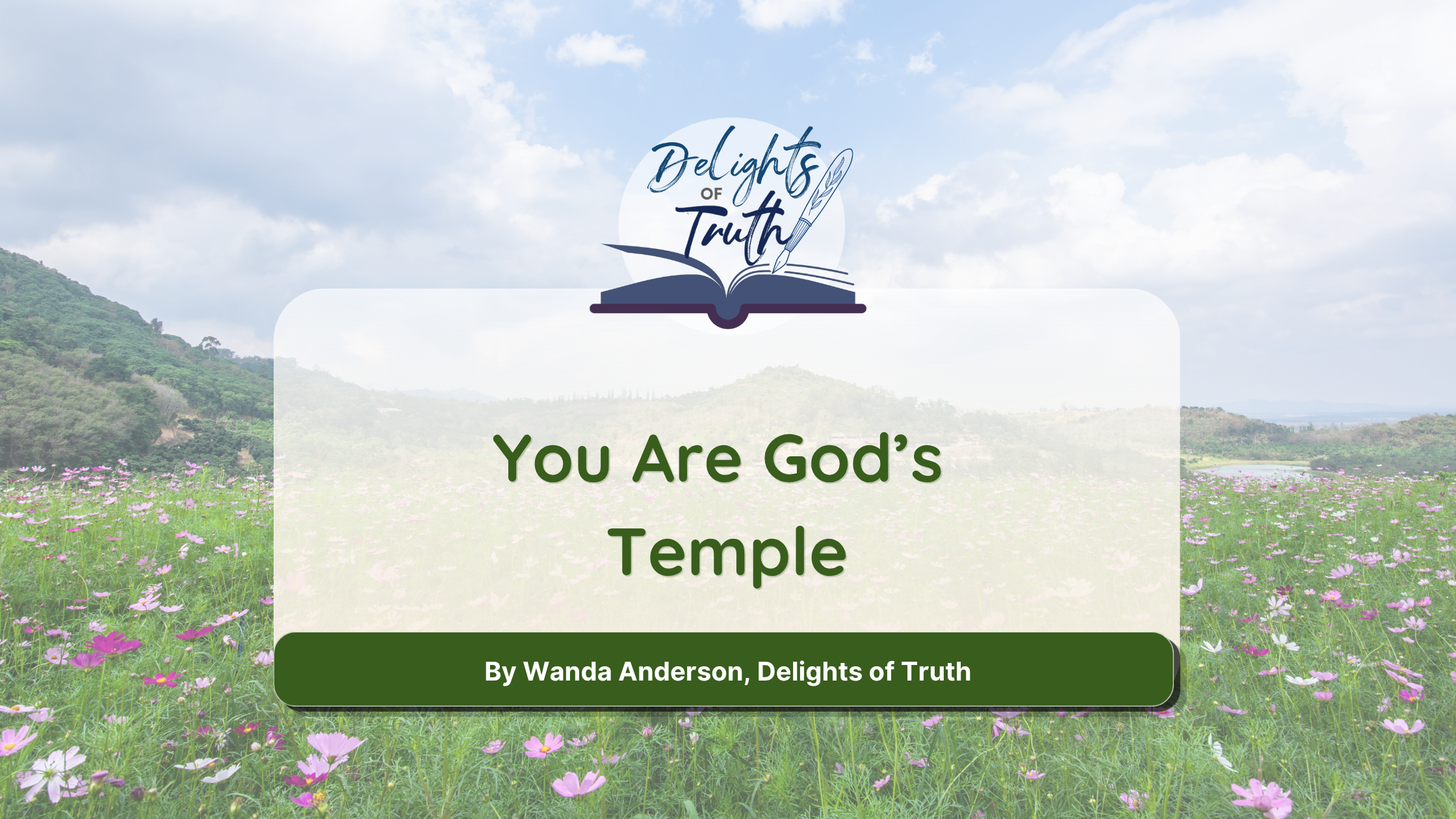 You are God’s Temple