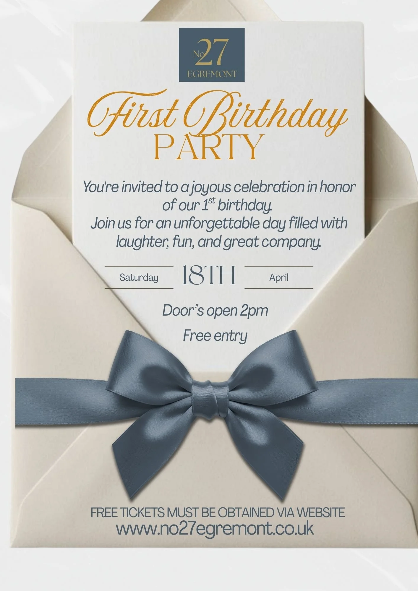 First birthday party