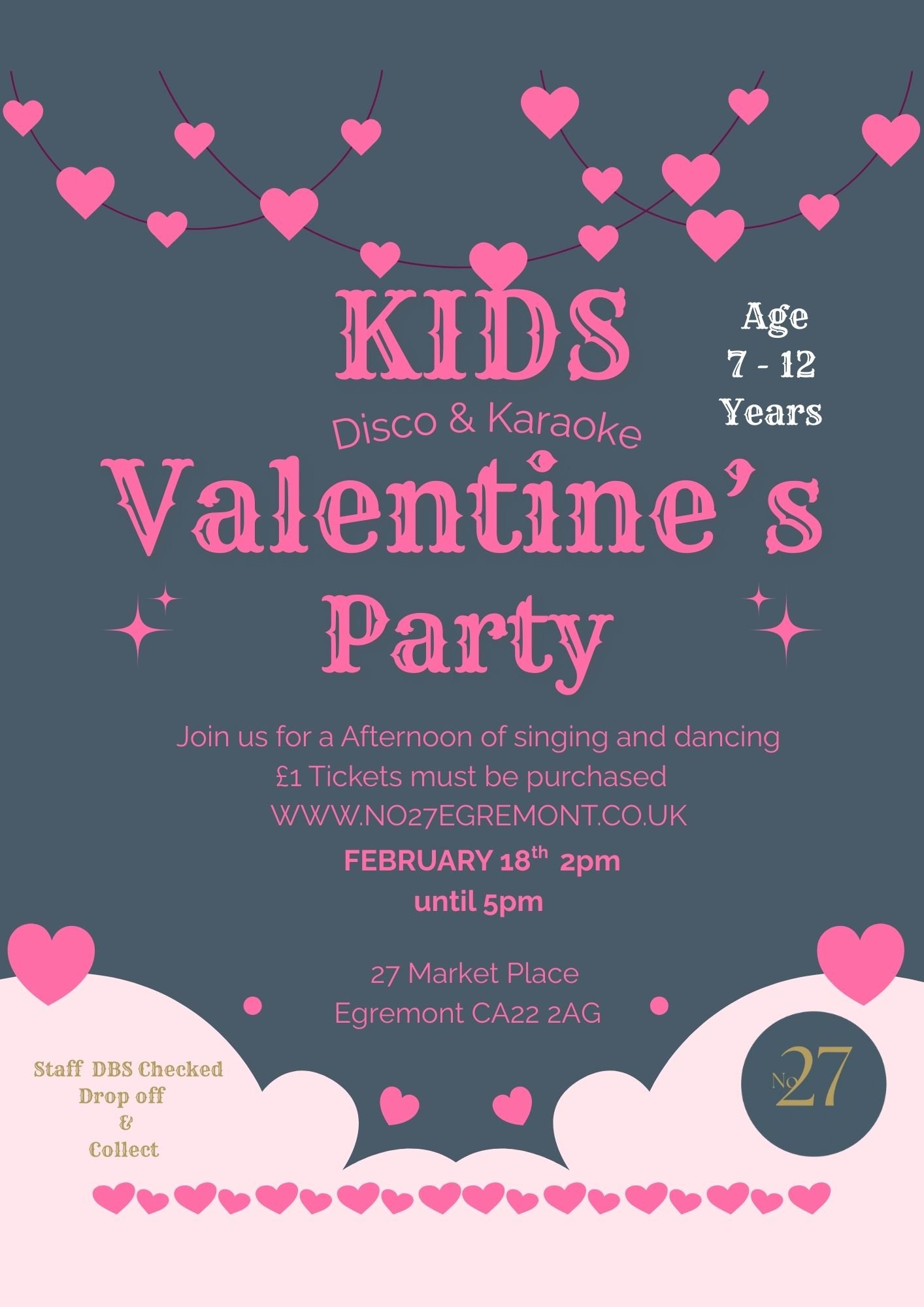 Kids valentines party - 18th Feb
