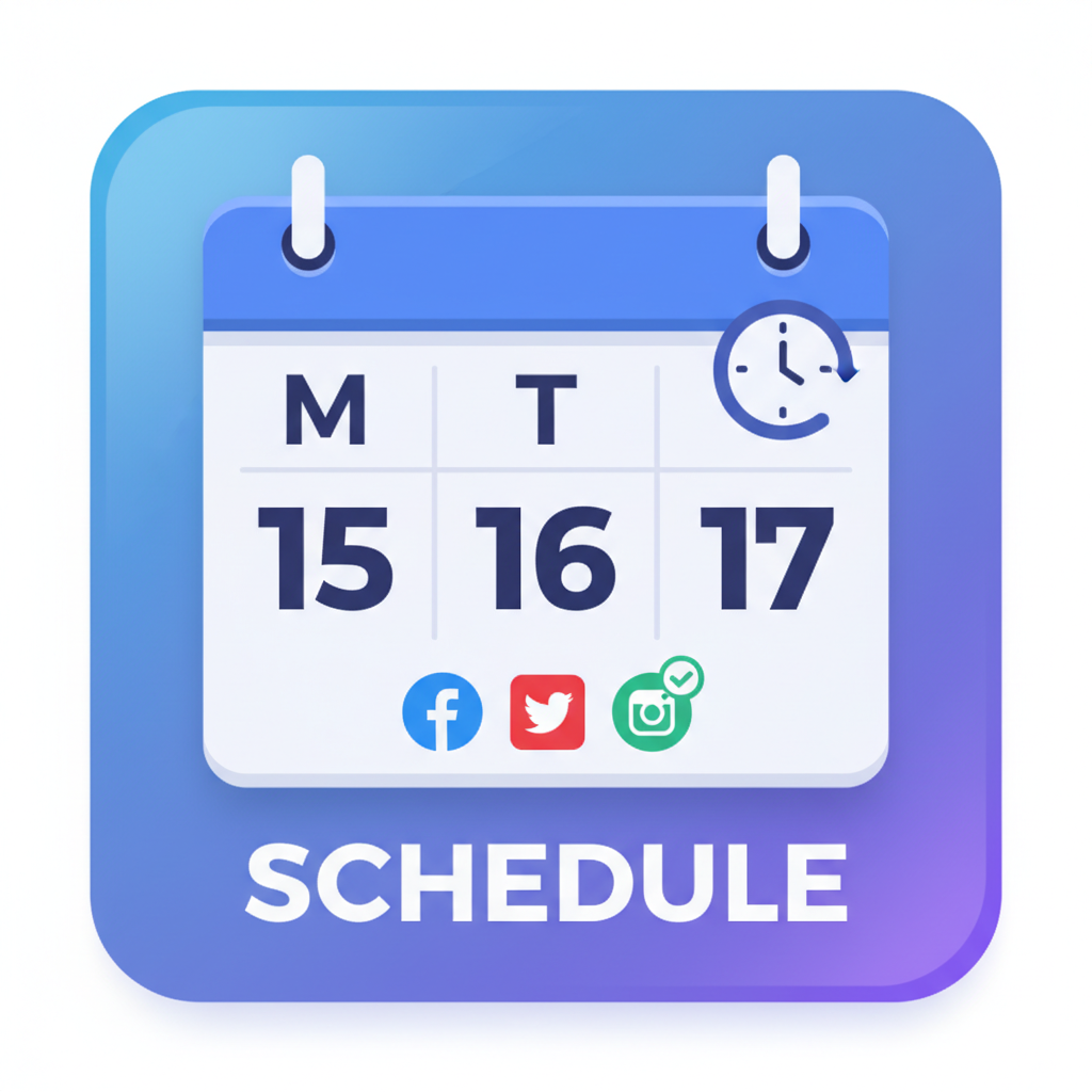 social media icon of calendar