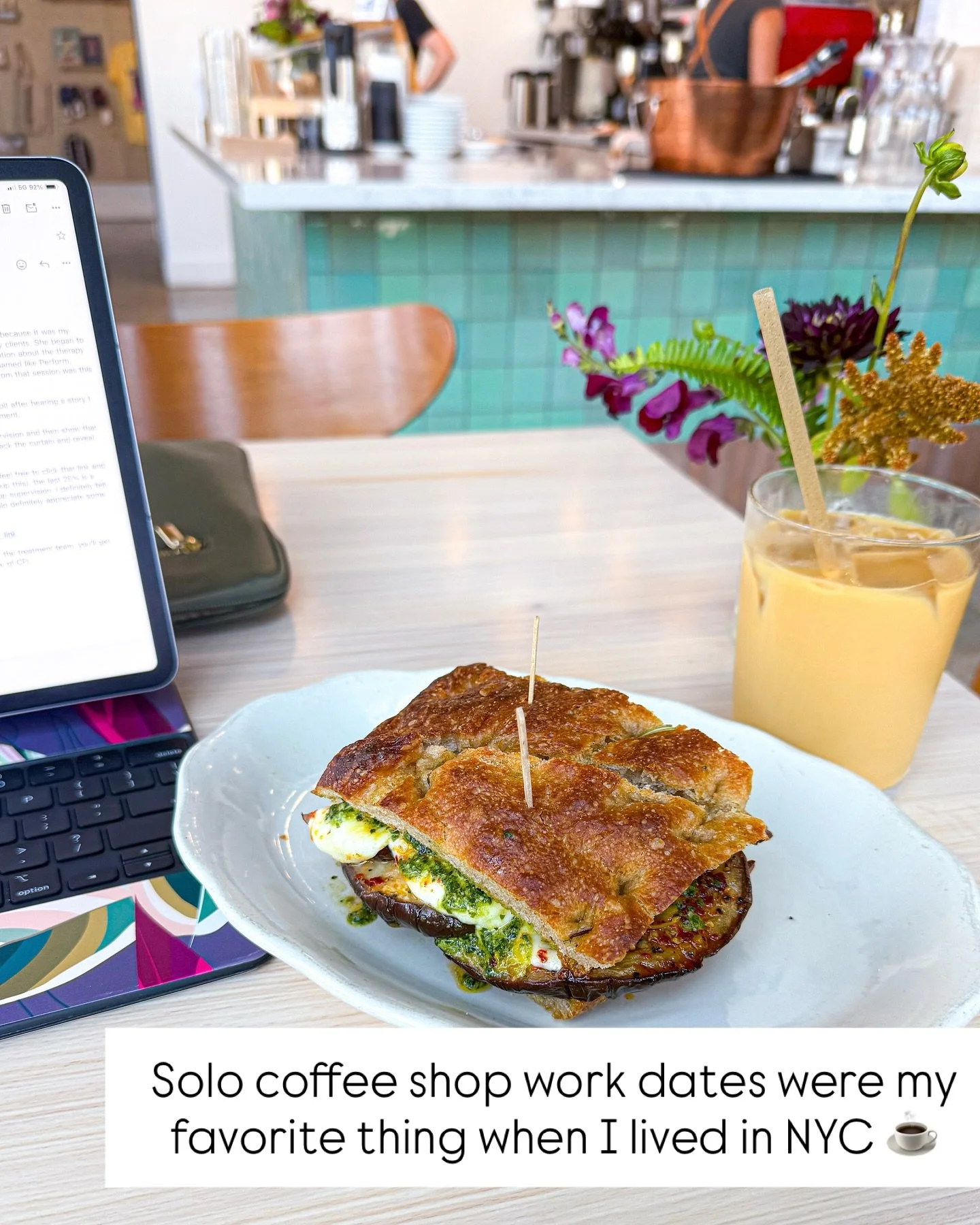 ☕ Solo coffee shop work dates have always been my thing.

When I lived in NYC, I&rsquo;d spend hours tucked into a corner caf&eacute;: laptop open, latte nearby, people-watching in between bursts of working. Those moments were little rituals of joy a