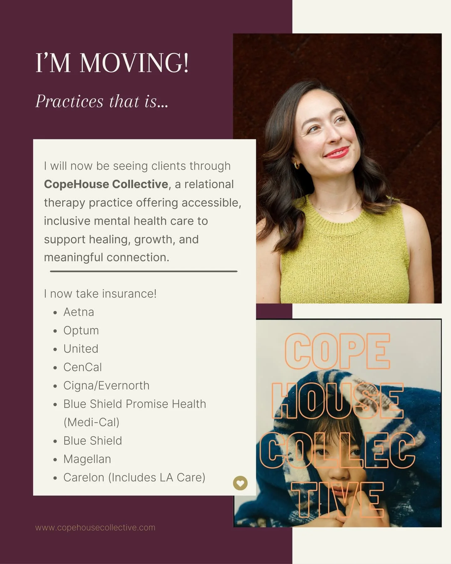 Bittersweet news 🌿 I&rsquo;m so grateful for my time learning and growing at the California Family Institute. It&rsquo;s been such a meaningful and beautiful chapter.

I&rsquo;m excited to share that I&rsquo;ll be continuing my work as a therapist w