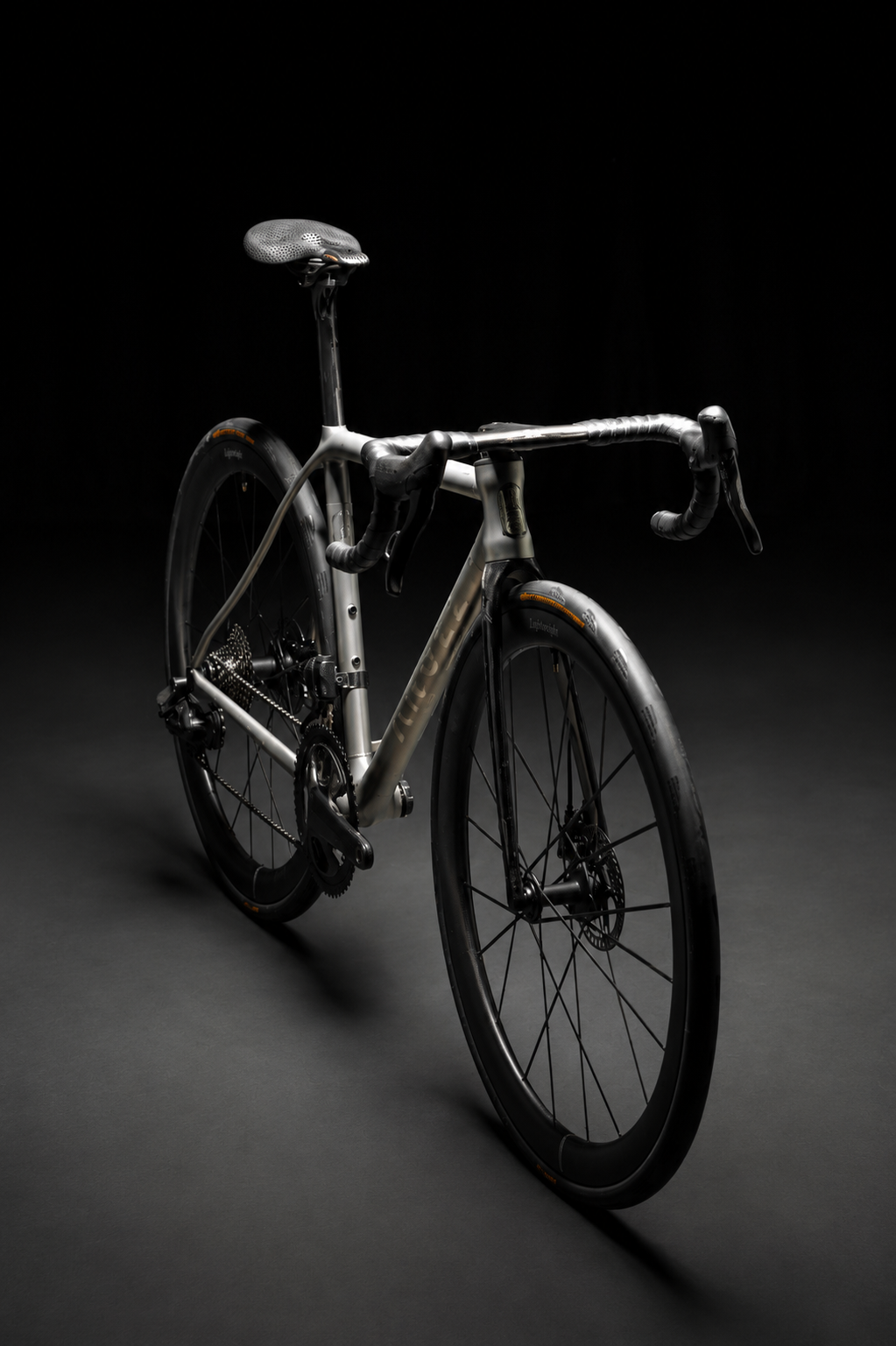 ANGEL Heaven custom-made titanium road bike engineered for performance