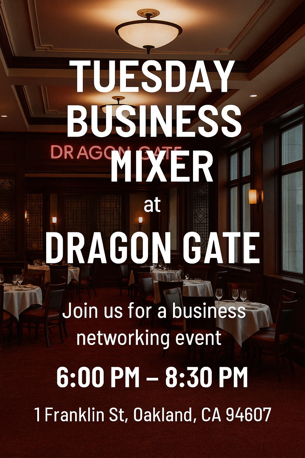 TBM ( Tuesday Business Mixer)