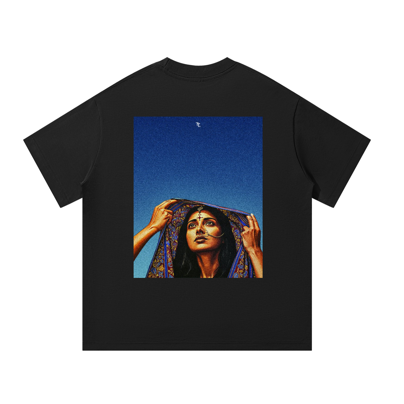 Bindi Oversized Tee - Black