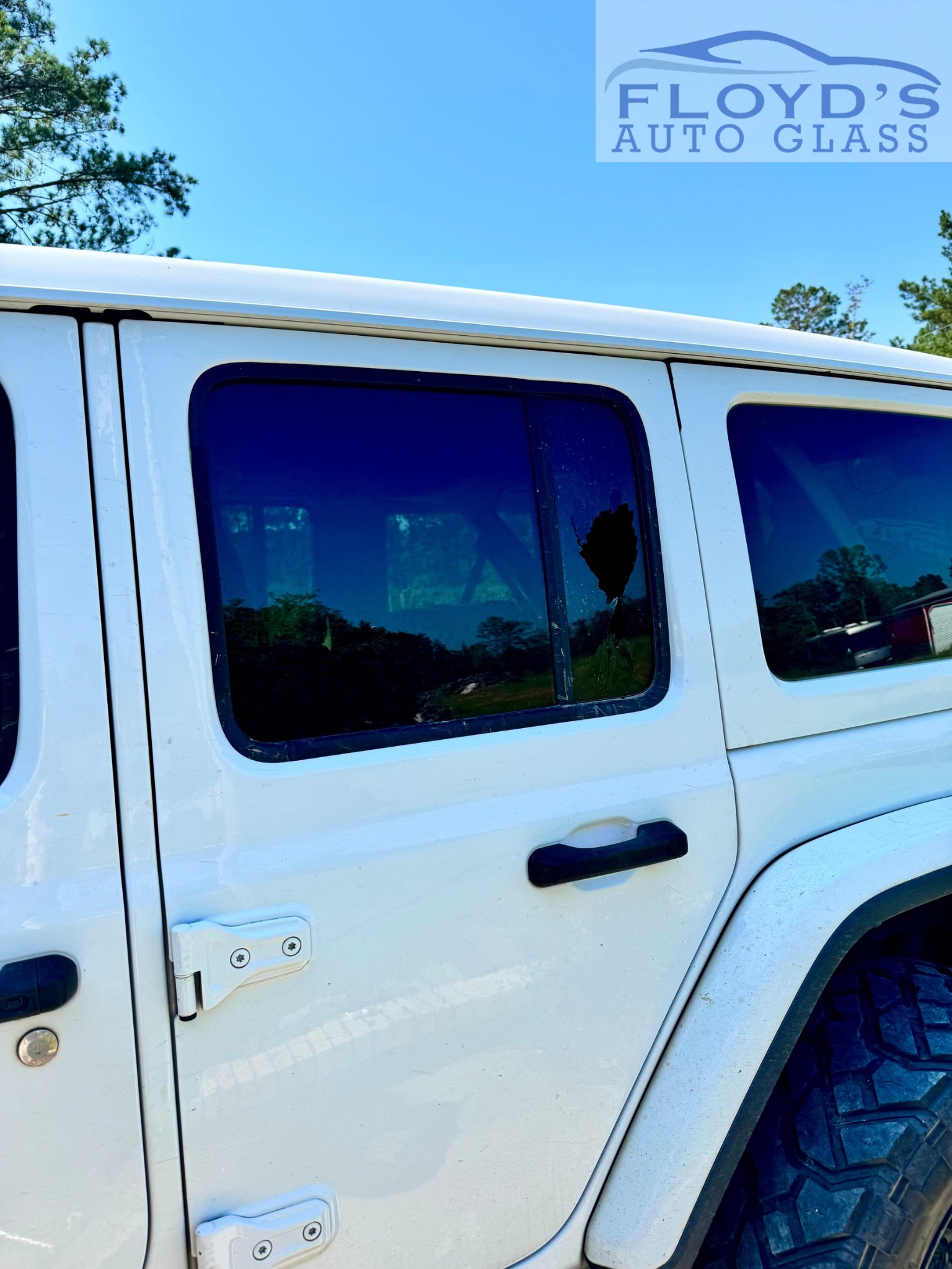 (1/3) Before 2021 Jeep Wrangler Vent Glass
