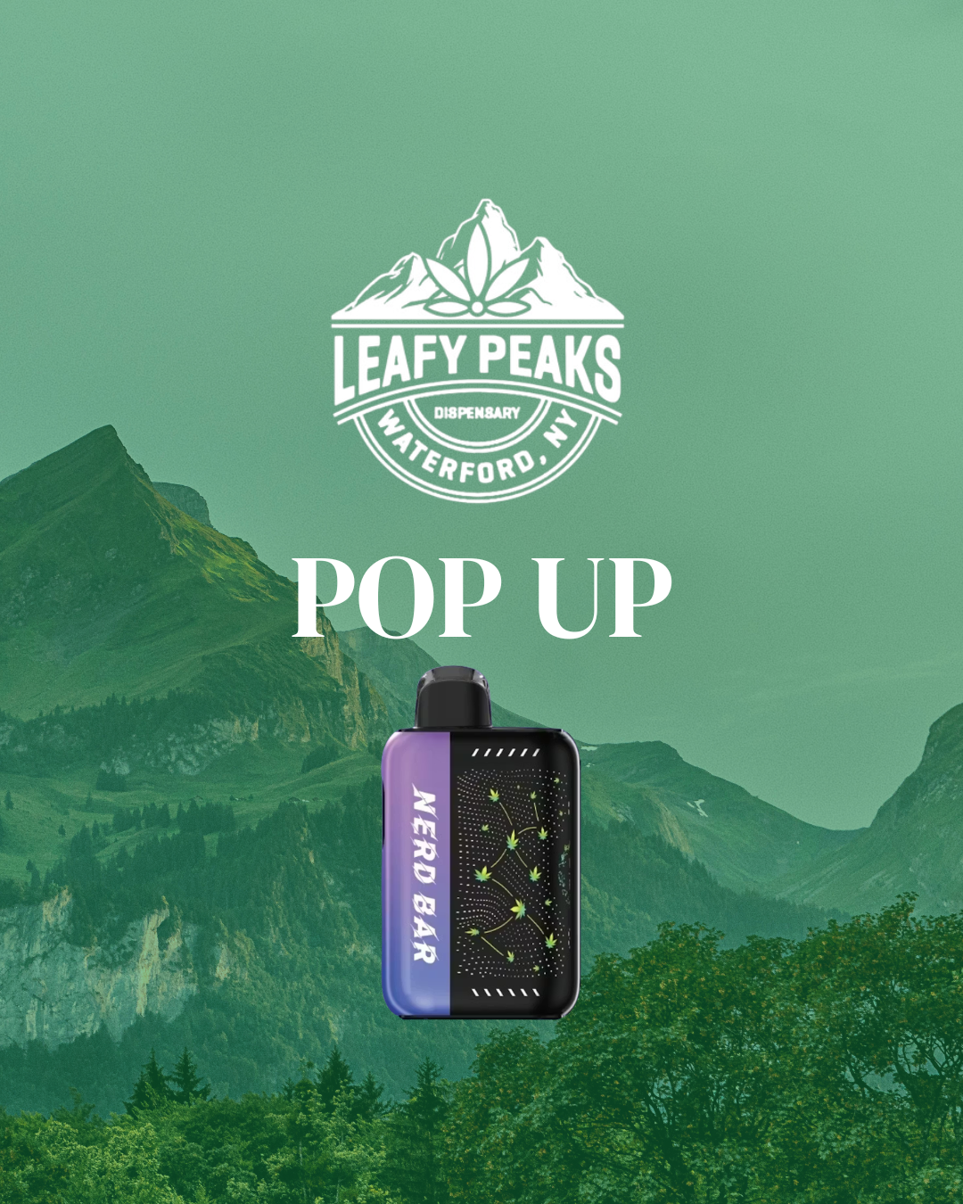 Pop Up with Nerd Bar