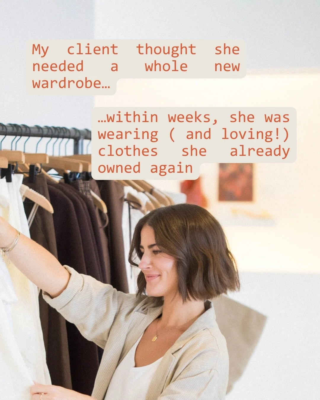 There&rsquo;s a world in which this whole getting dressed thing gets to be easy, my dear ❣️

If you&rsquo;re ready for this to be your reality, too - DM me &ldquo;CLARITY&rdquo; and I&rsquo;ll walk you through it.